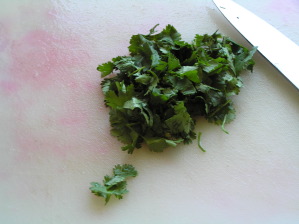 Garnish with coriander