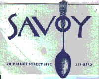 Image for Review of Savoy
