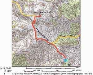 Topographic map