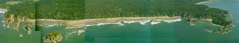 Second Beach Aerial Composite