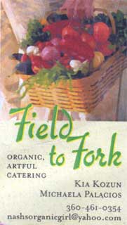 Field to Fork Card