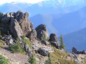 Outcroppings on Klahane Ridge