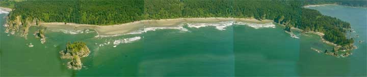 Panorama of Second Beach