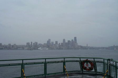 Seattle from the ferry